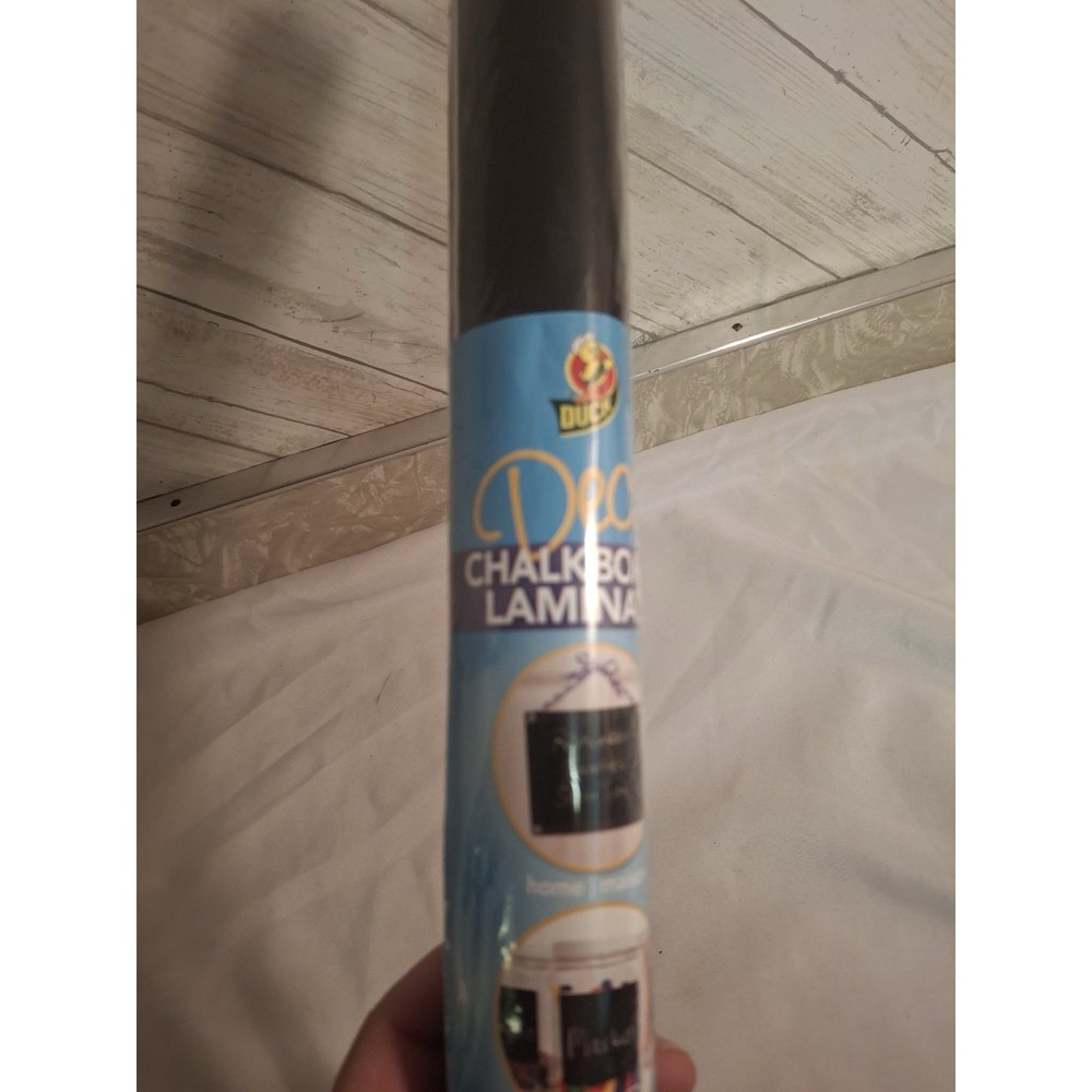 Duck Brand Chalkboard Laminate - Adhesive, Writeable Surface